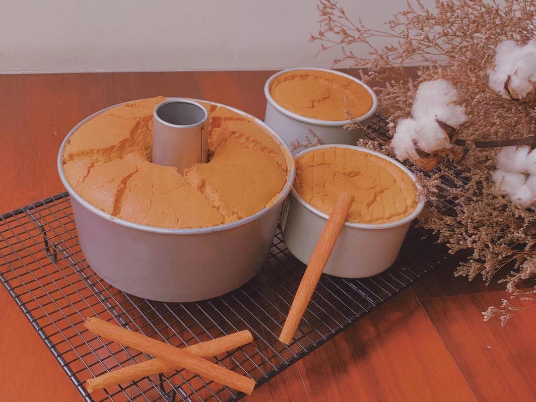 黑糖肉桂戚风蛋糕