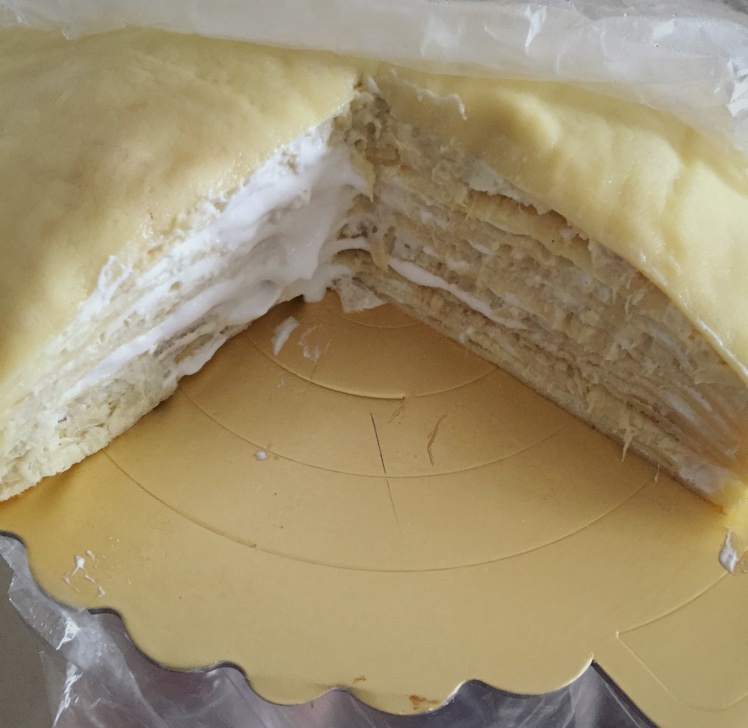 榴莲千层蛋糕
