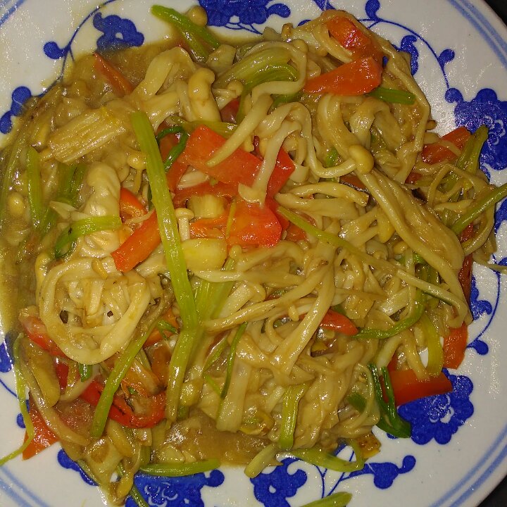 清炒金针菇