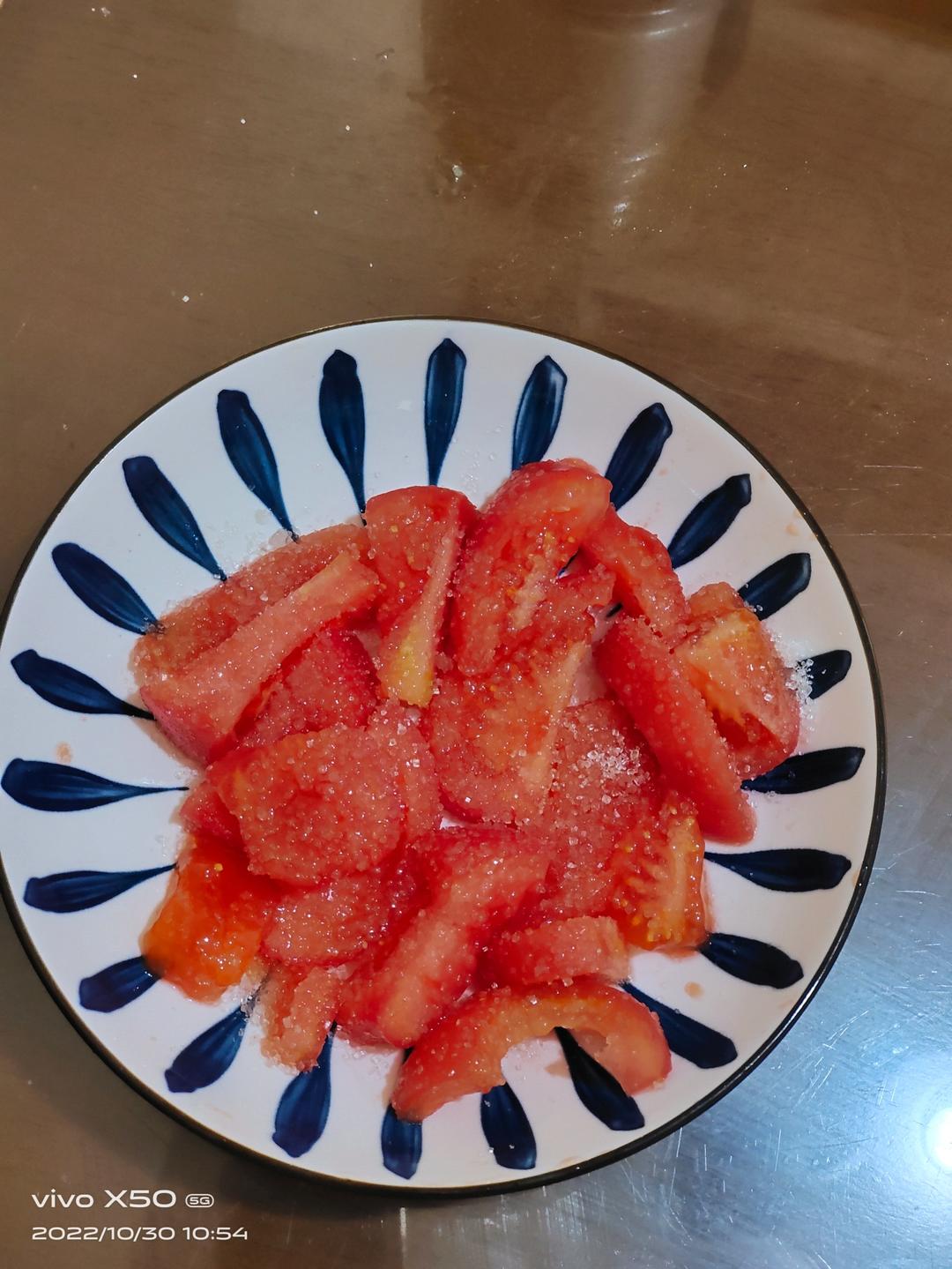 好看又好吃的凉拌西红柿🍅