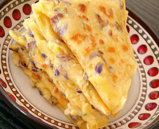 紫藤花鸡蛋煎饼&葛花鸡蛋煎饼🌸 紫藤花鸡蛋煎饼&葛花鸡蛋煎饼🌸