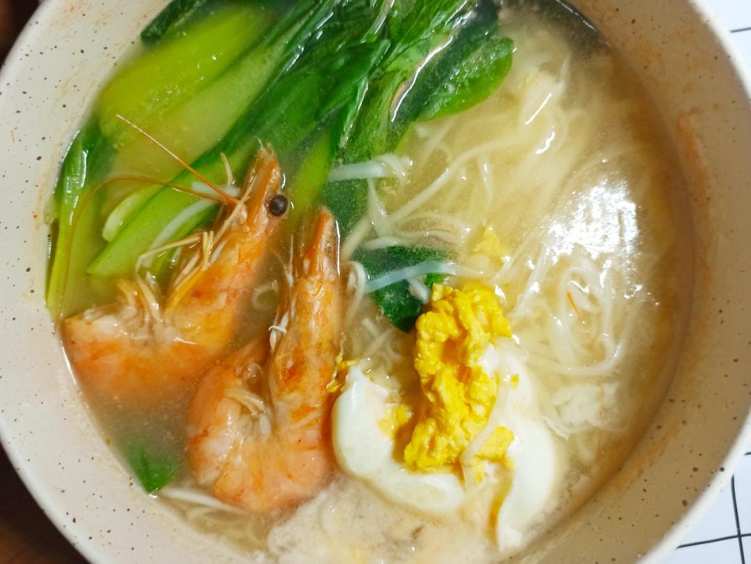 快手早餐之元气清汤面