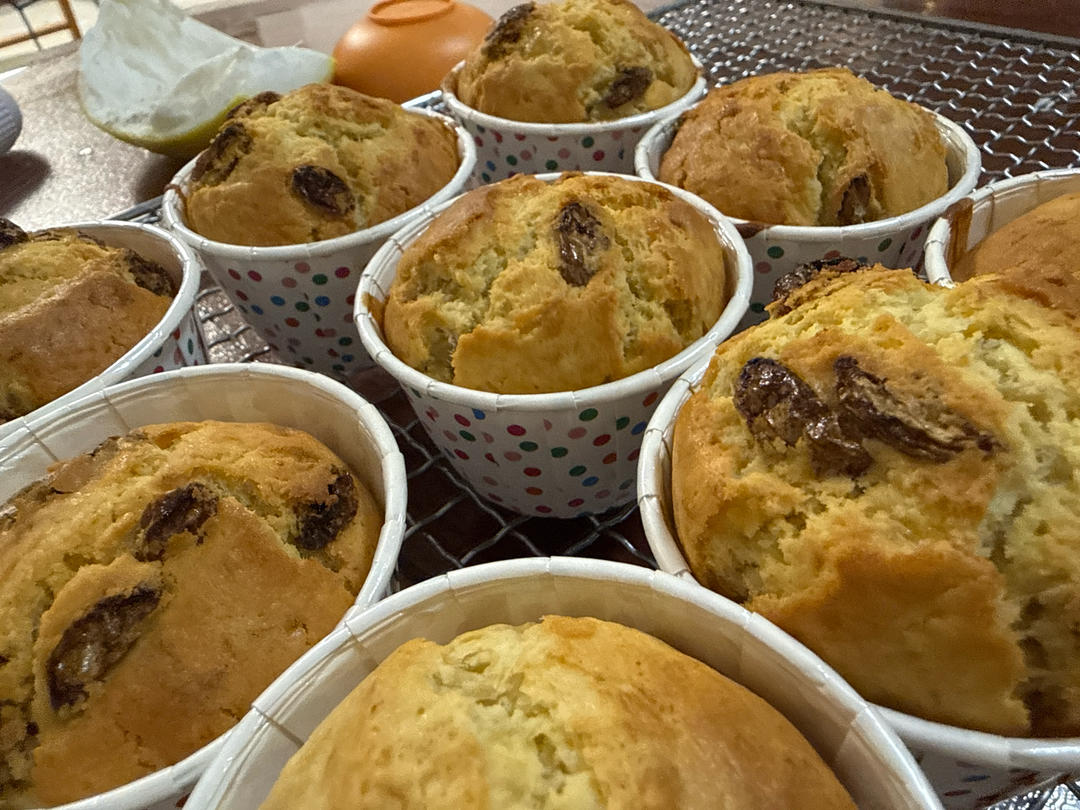 最最最简单                             最最最方便  最最最香浓的香蕉马芬蛋糕