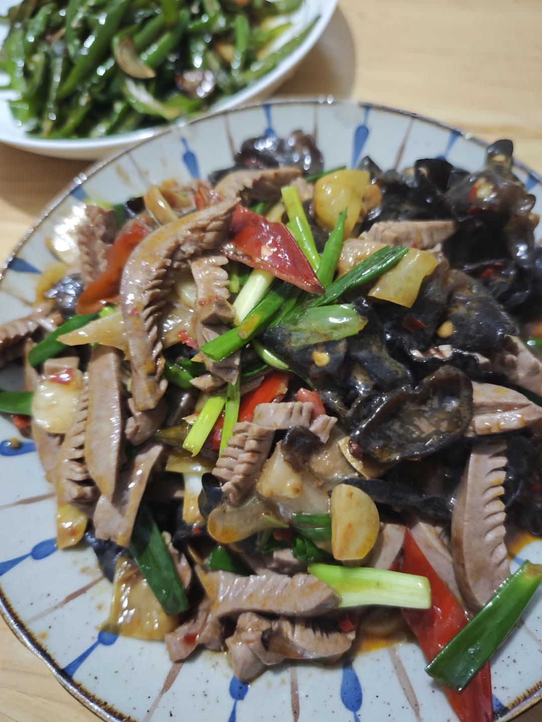 家常炒腰花