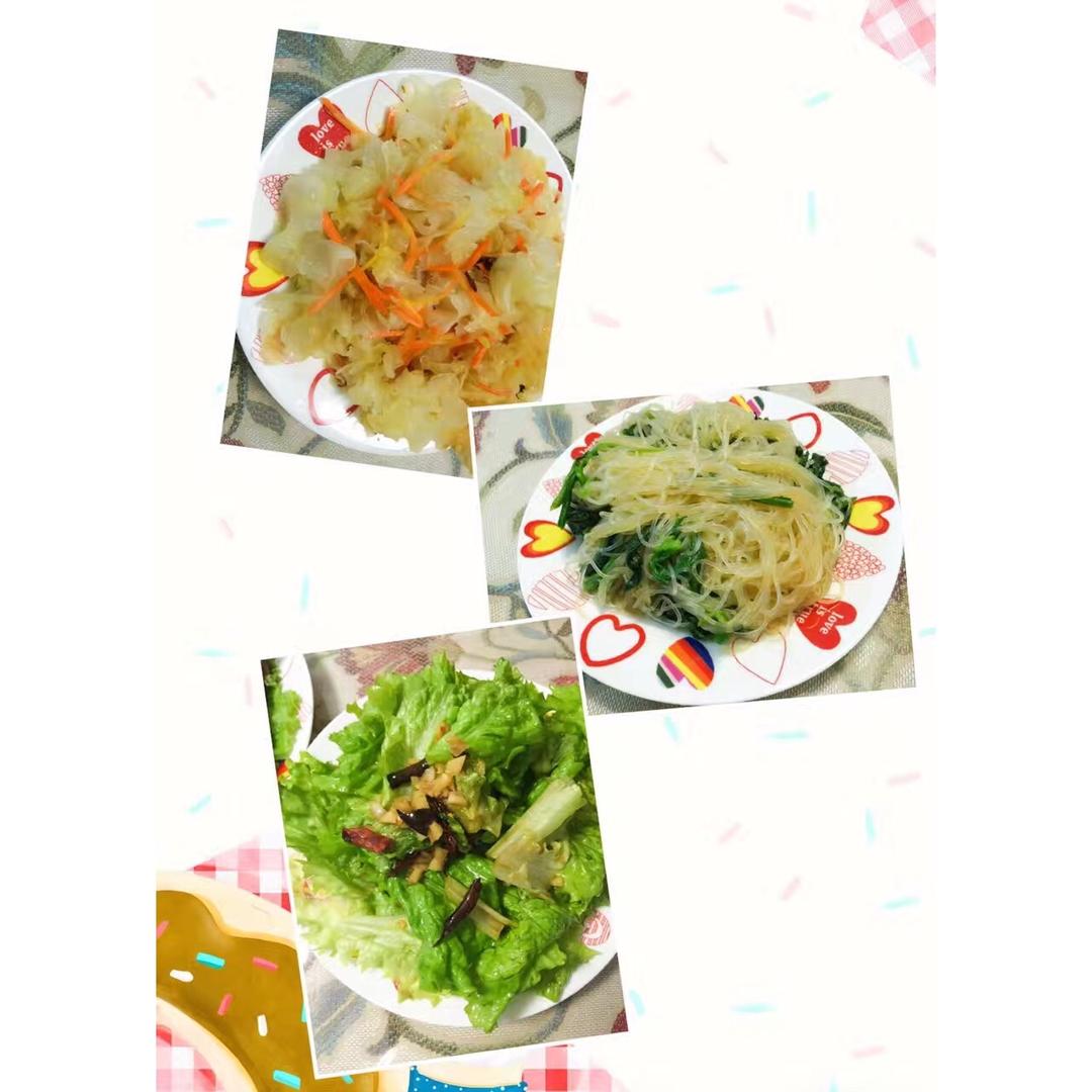 菠菜拌粉丝