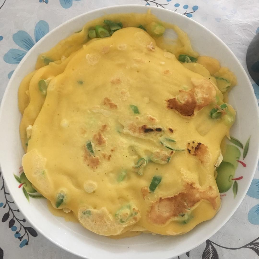 葱花鸡蛋饼