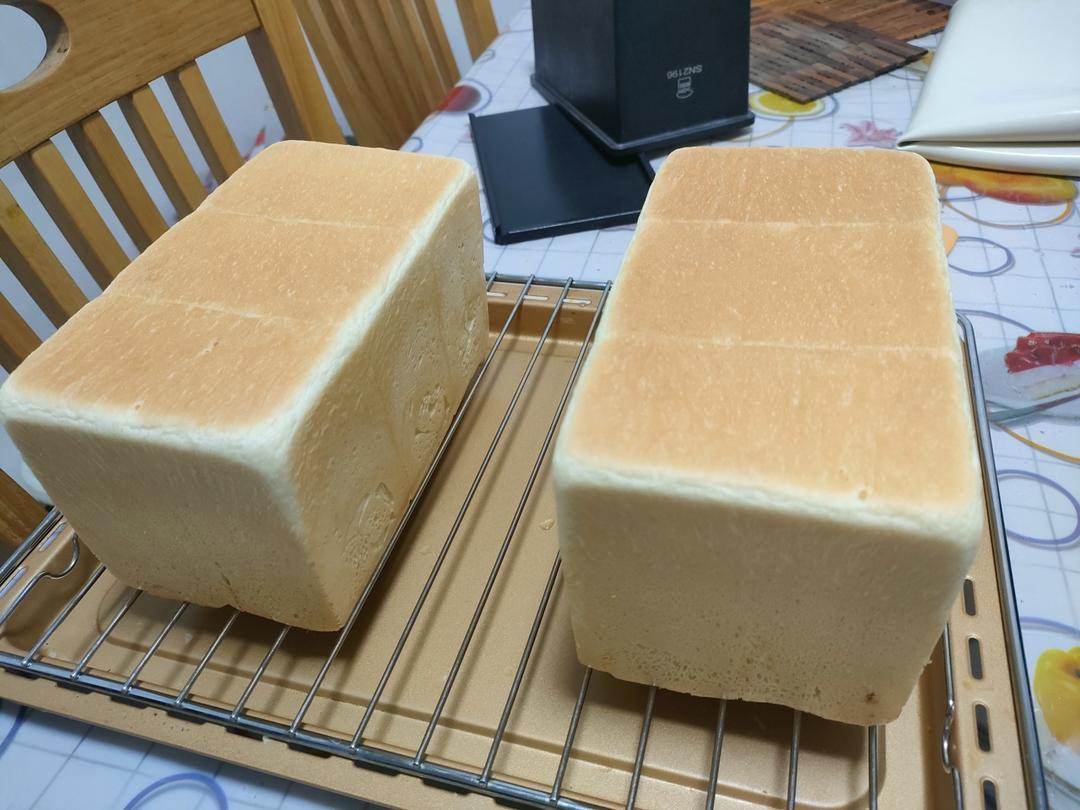 超软拉丝牛奶吐司🍞一次发酵