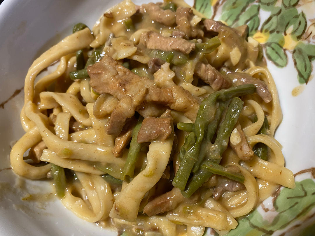 豆角焖面