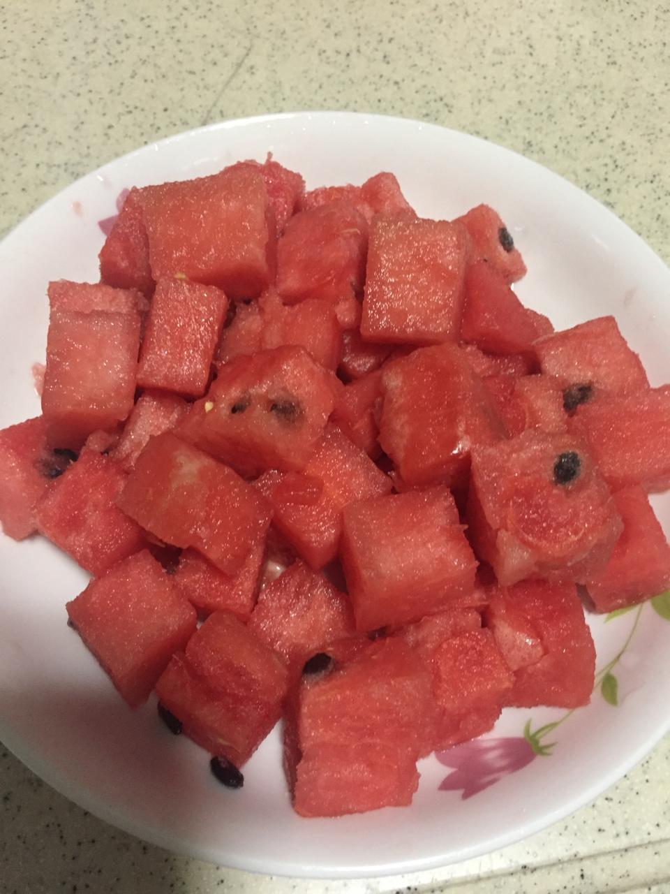 手机用户8220_a1e3做的巧切西瓜方块