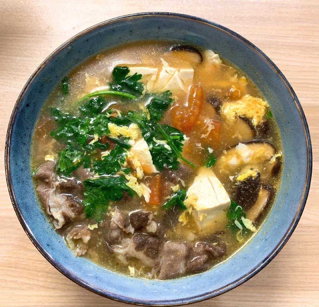 番茄菌菇豆腐羹