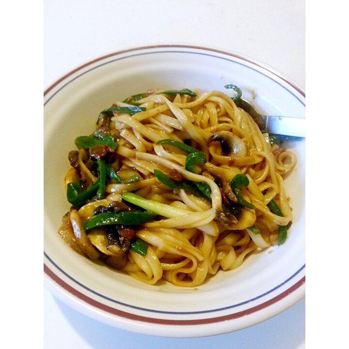 青椒肉丝炒面