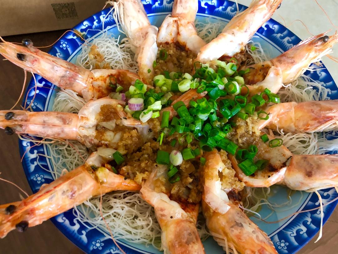 蒜蓉粉丝蒸虾