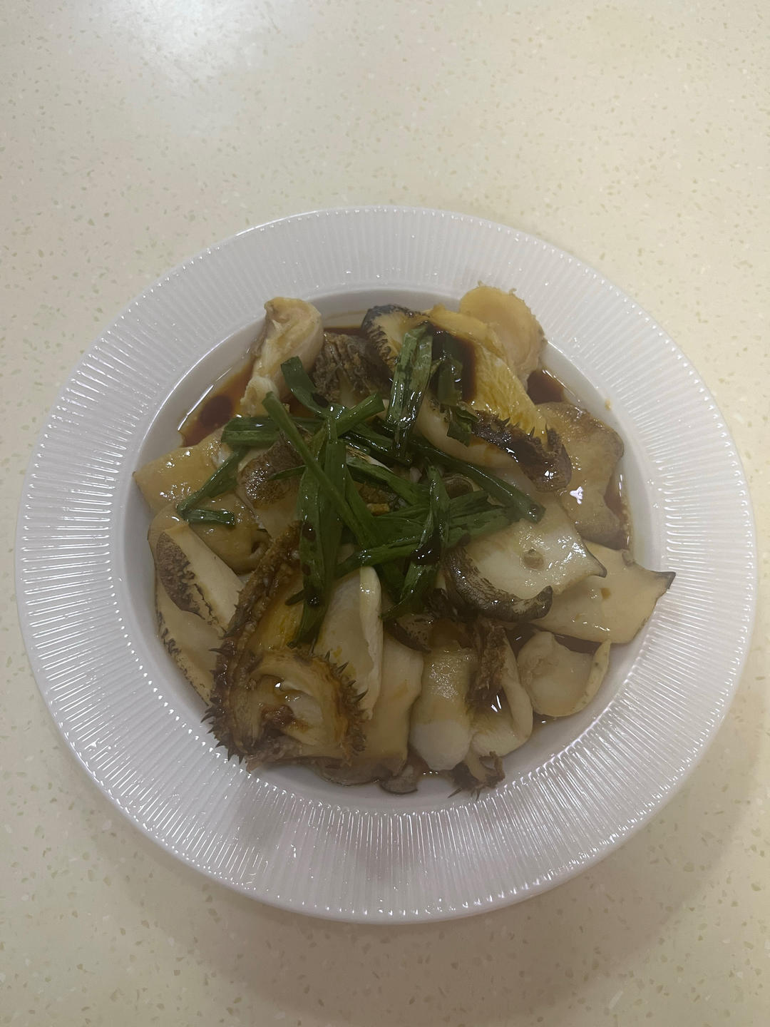 葱油鲍鱼片