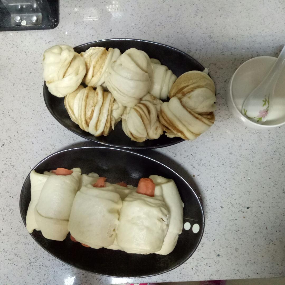 堂妈教你做麻酱黑芝麻花卷