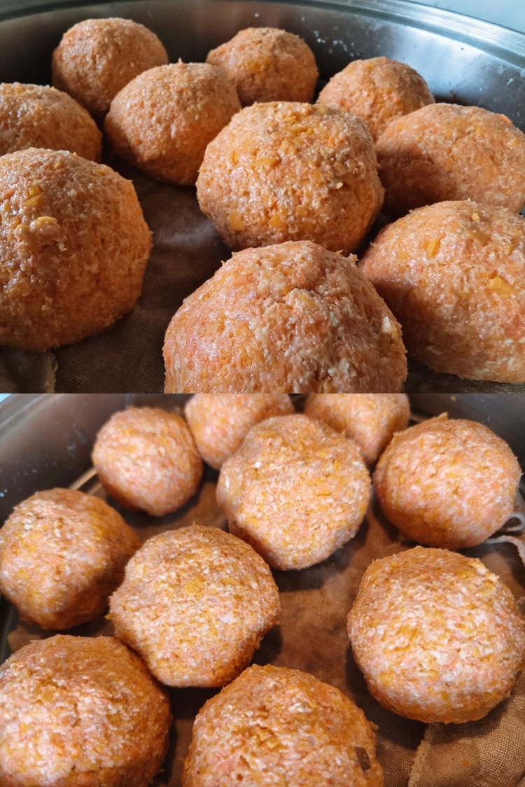 【挑食狗狗福音】自制狗粮超简单狗狗窝窝头