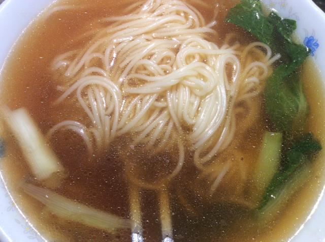 小葱麻油酱油面