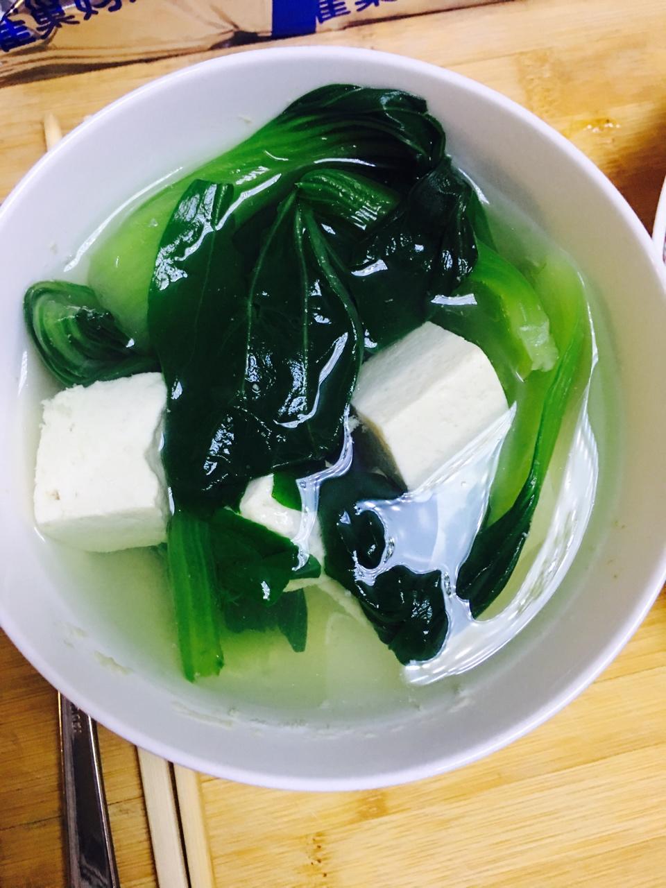 青菜豆腐汤