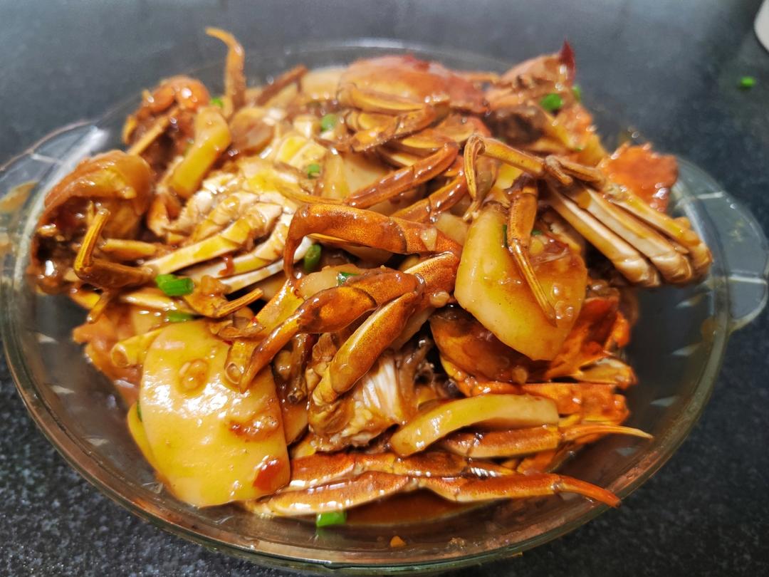 香辣蟹炒年糕