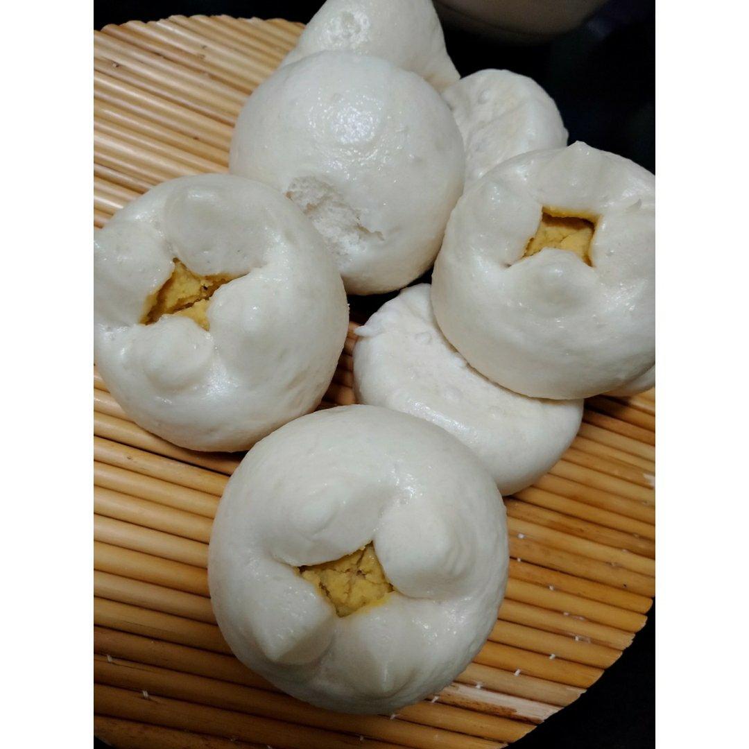 健康红薯奶黄包