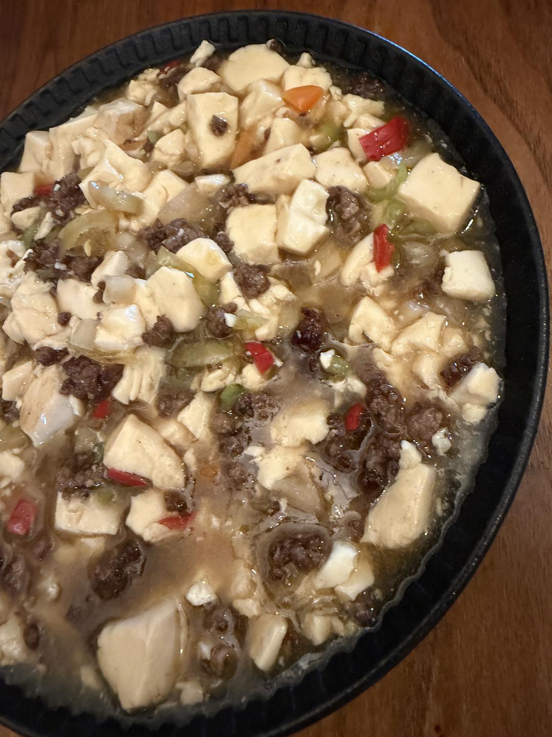 热辣开胃的泡菜牛肉豆腐