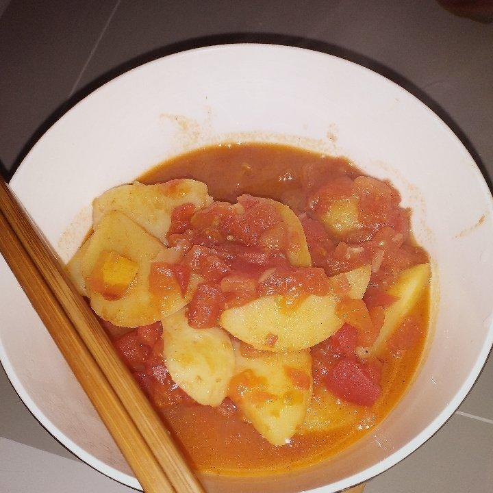 超级浓超好喝的番茄土豆汤