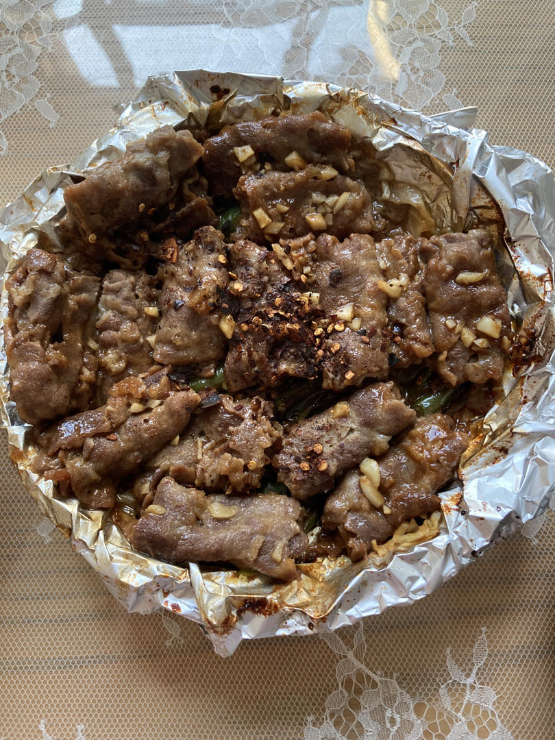 平底锅锡纸肥牛