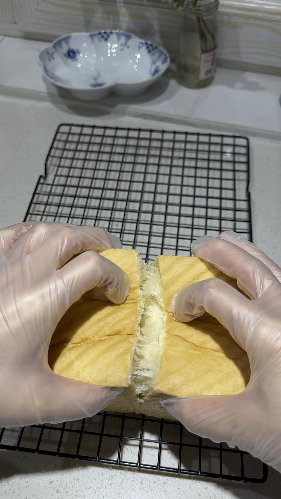 纯奶手撕吐司的做法 步骤1