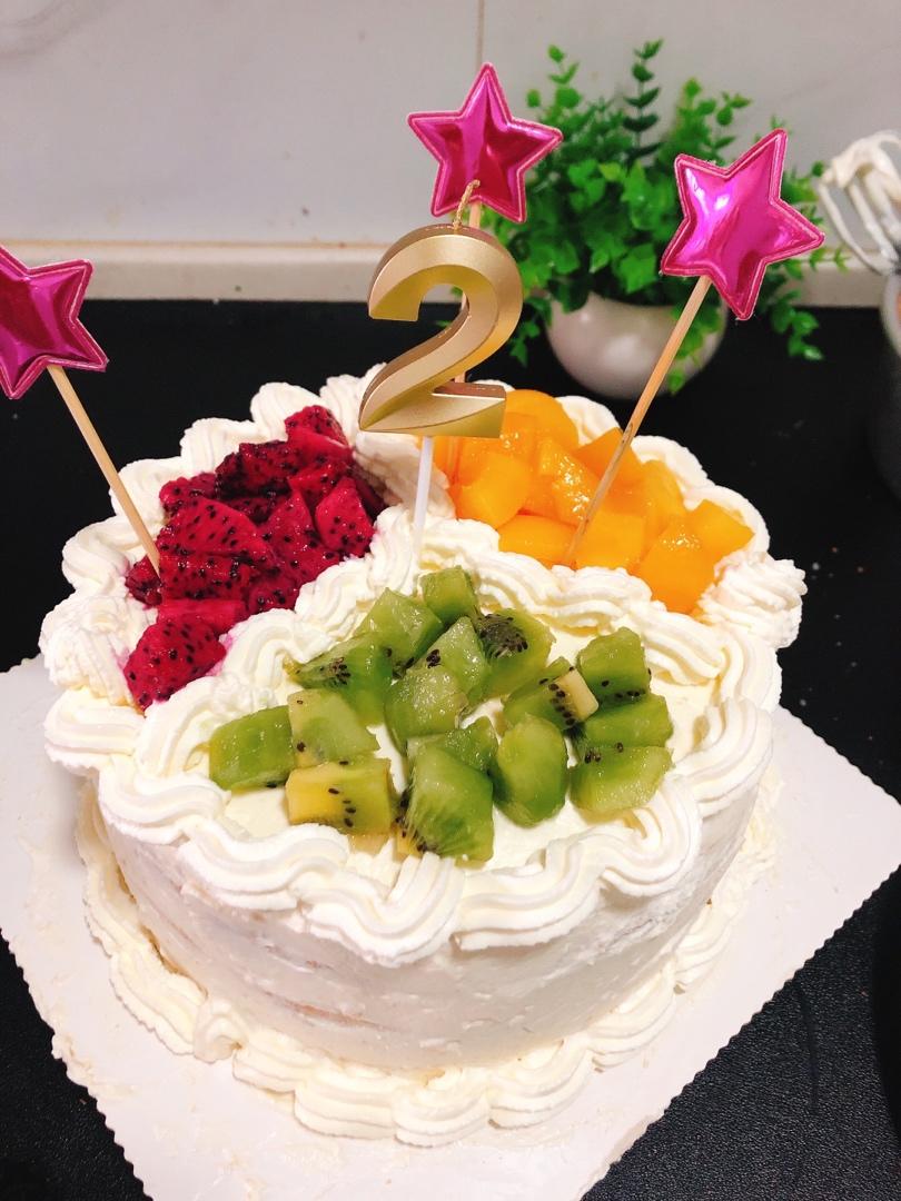 8寸水果生日蛋糕