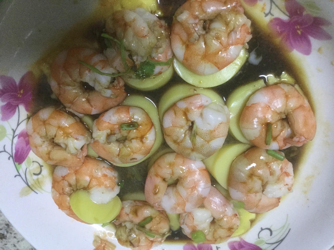 日本豆腐蒸虾仁
