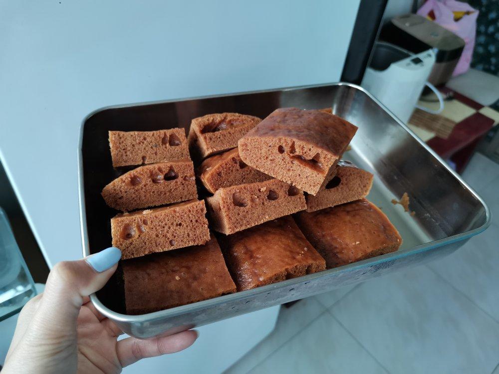 粤茶楼经典，木薯粉马拉糕（红糖+代糖）