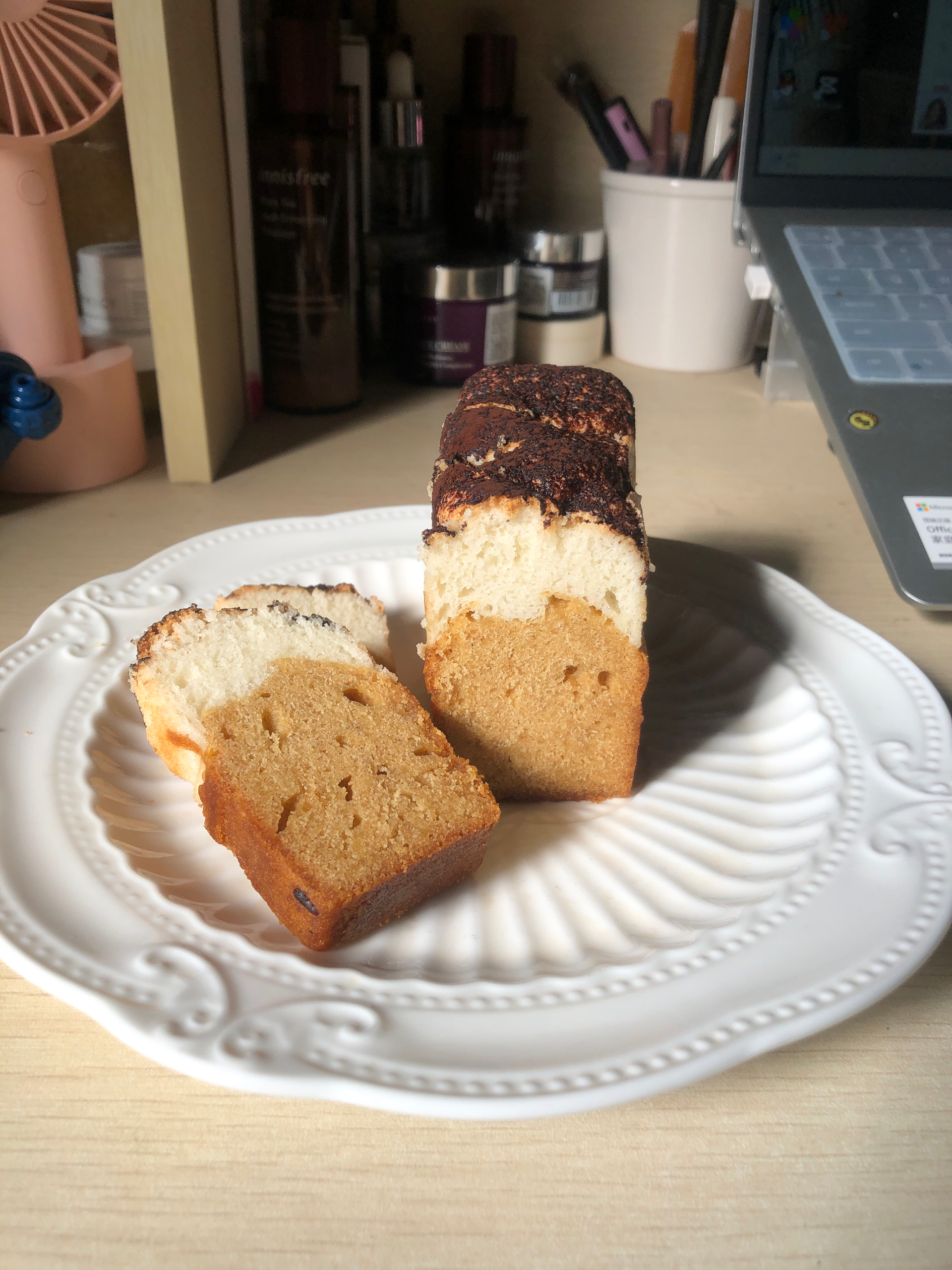 达克瓦兹雪顶✨焦糖咖啡磅蛋糕✔️下午茶甜品