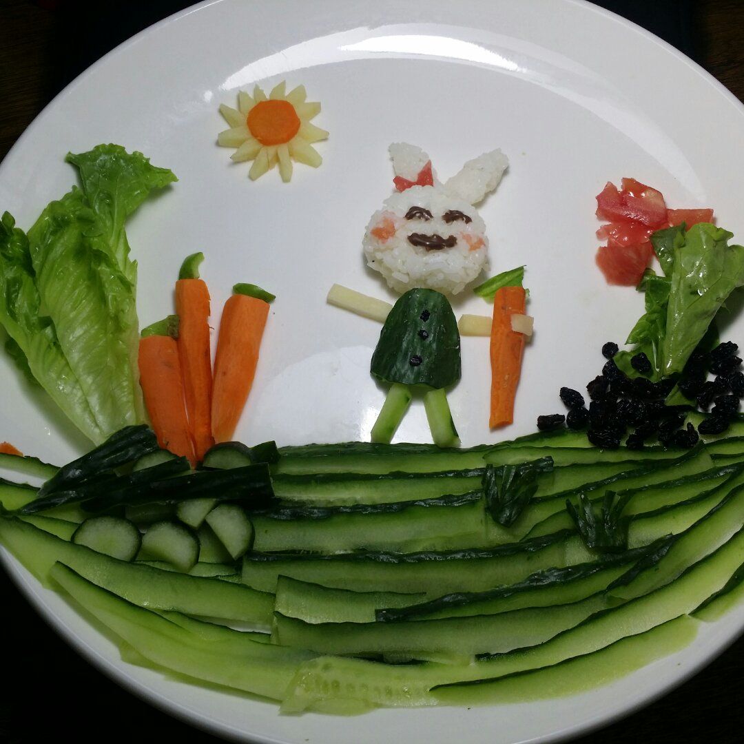 小兔的胡萝卜儿童餐