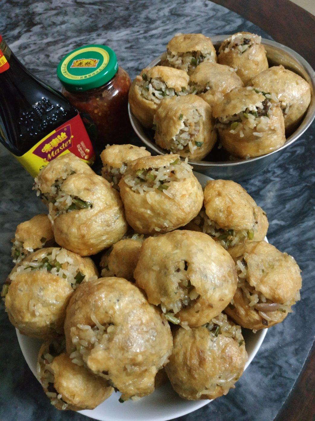 客家糯米酿豆腐