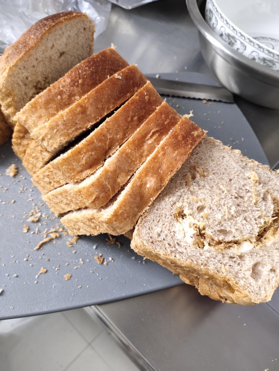 【健康烘培】超低卡黑全麦吐司