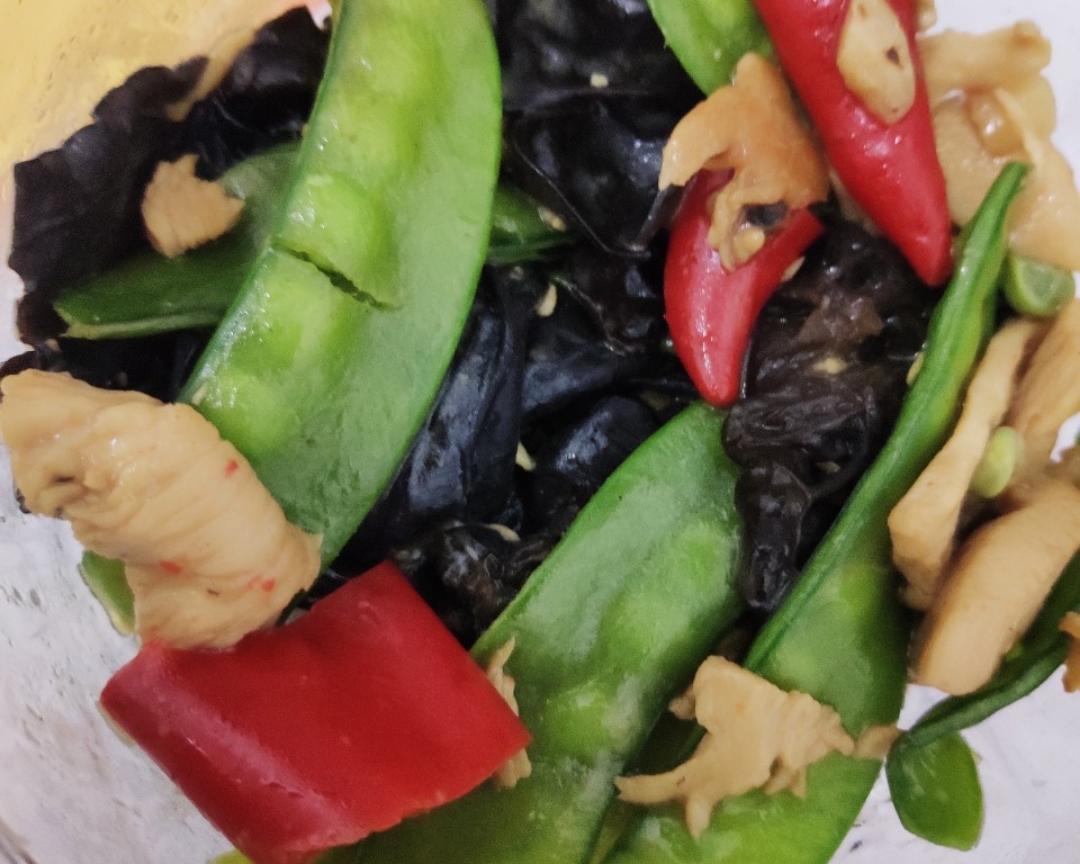 爆炒荷兰豆木耳