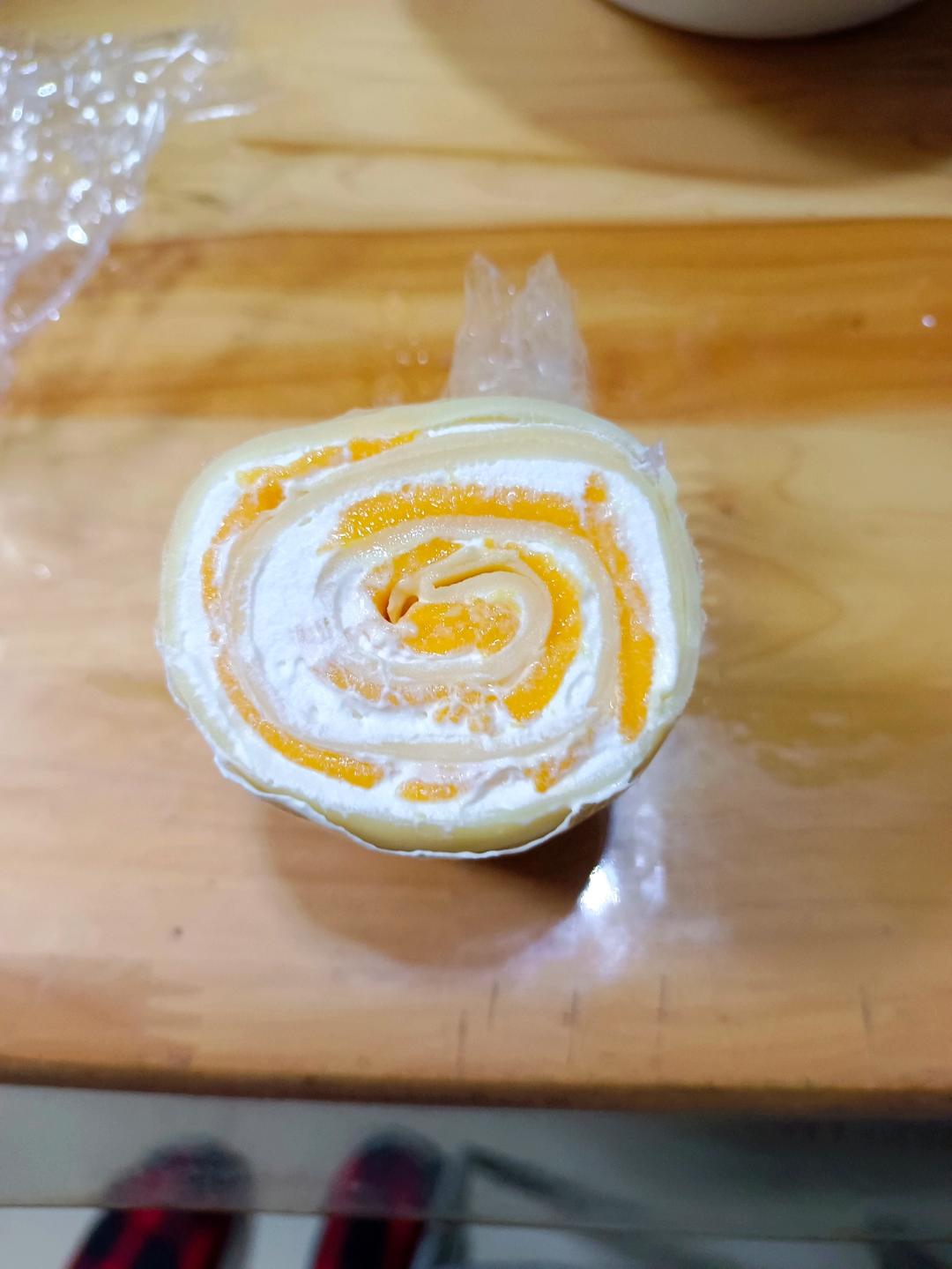一次成功❗️平底锅就能做🍳巨好吃毛巾卷