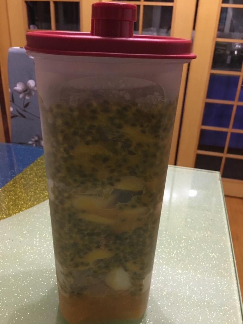 百香果柠檬冰糖蜂蜜