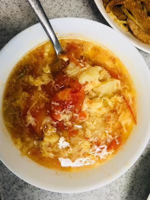 健康流食-番茄鸡蛋疙瘩汤的做法 步骤9