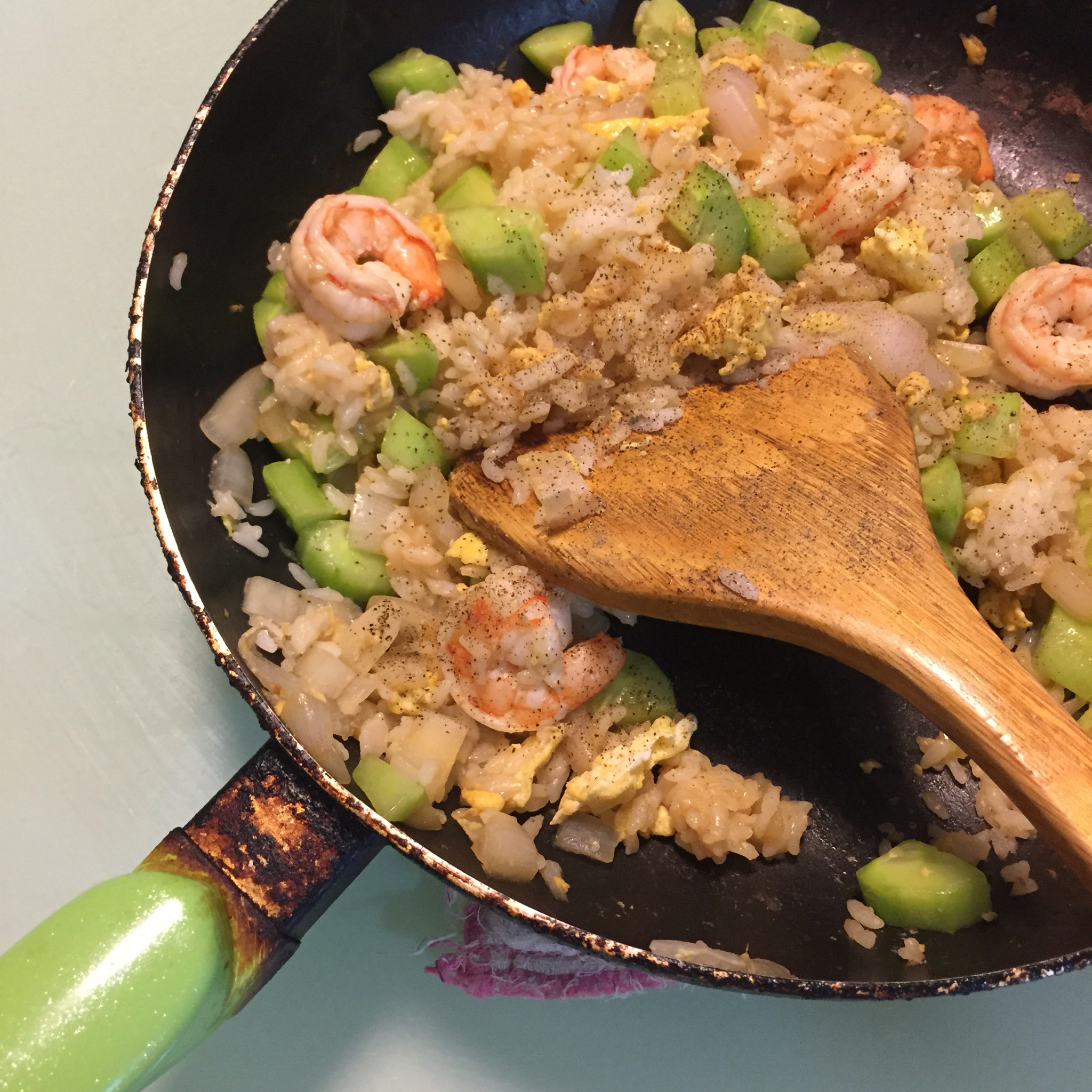 虾仁炒饭