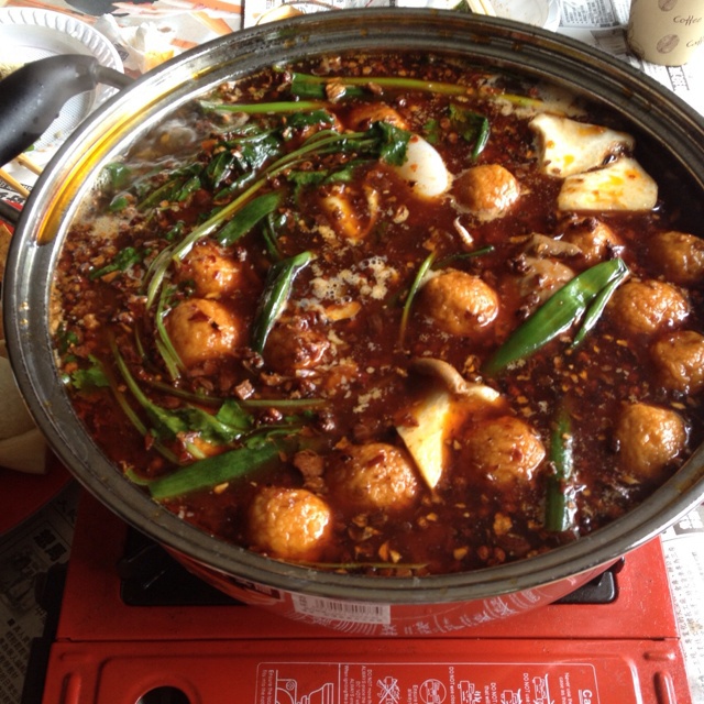 自制麻辣重庆火锅