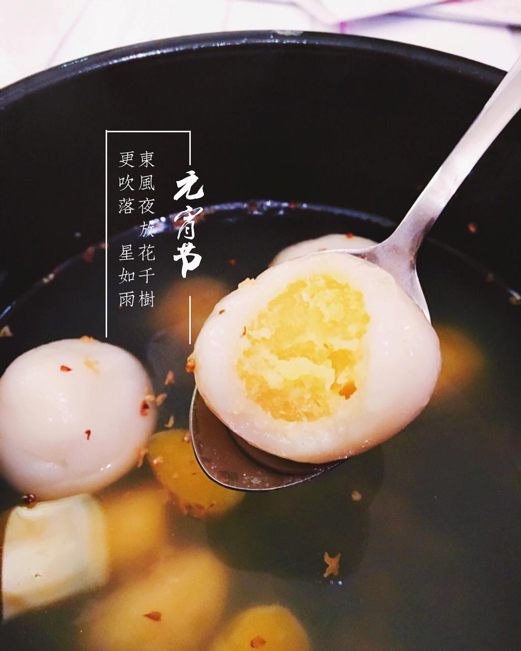 奶黄馅牛奶汤圆
