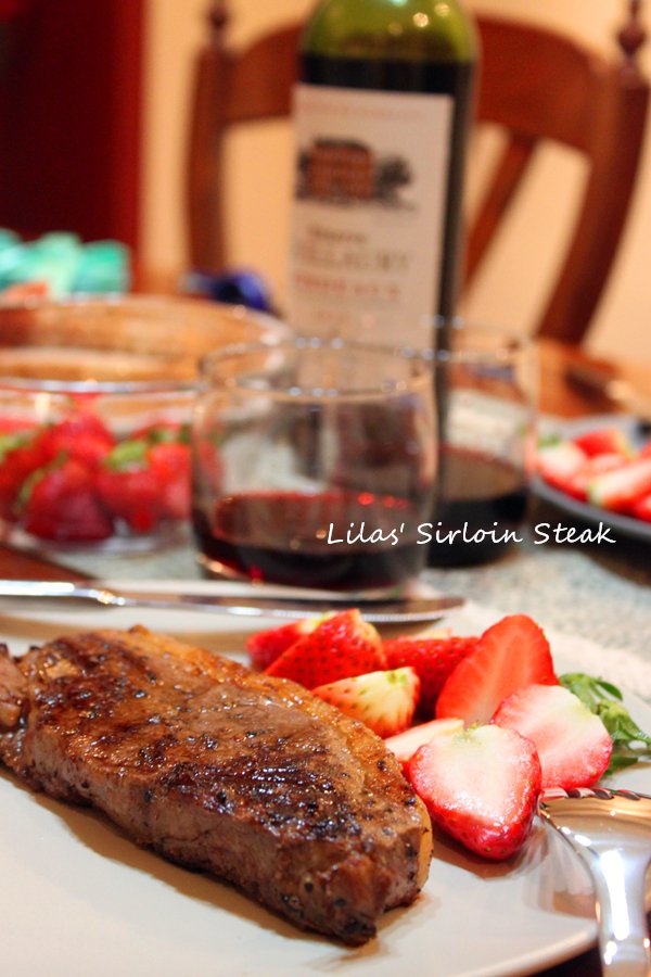 炉火上来烤牛排