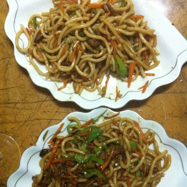 什锦炒乌冬面