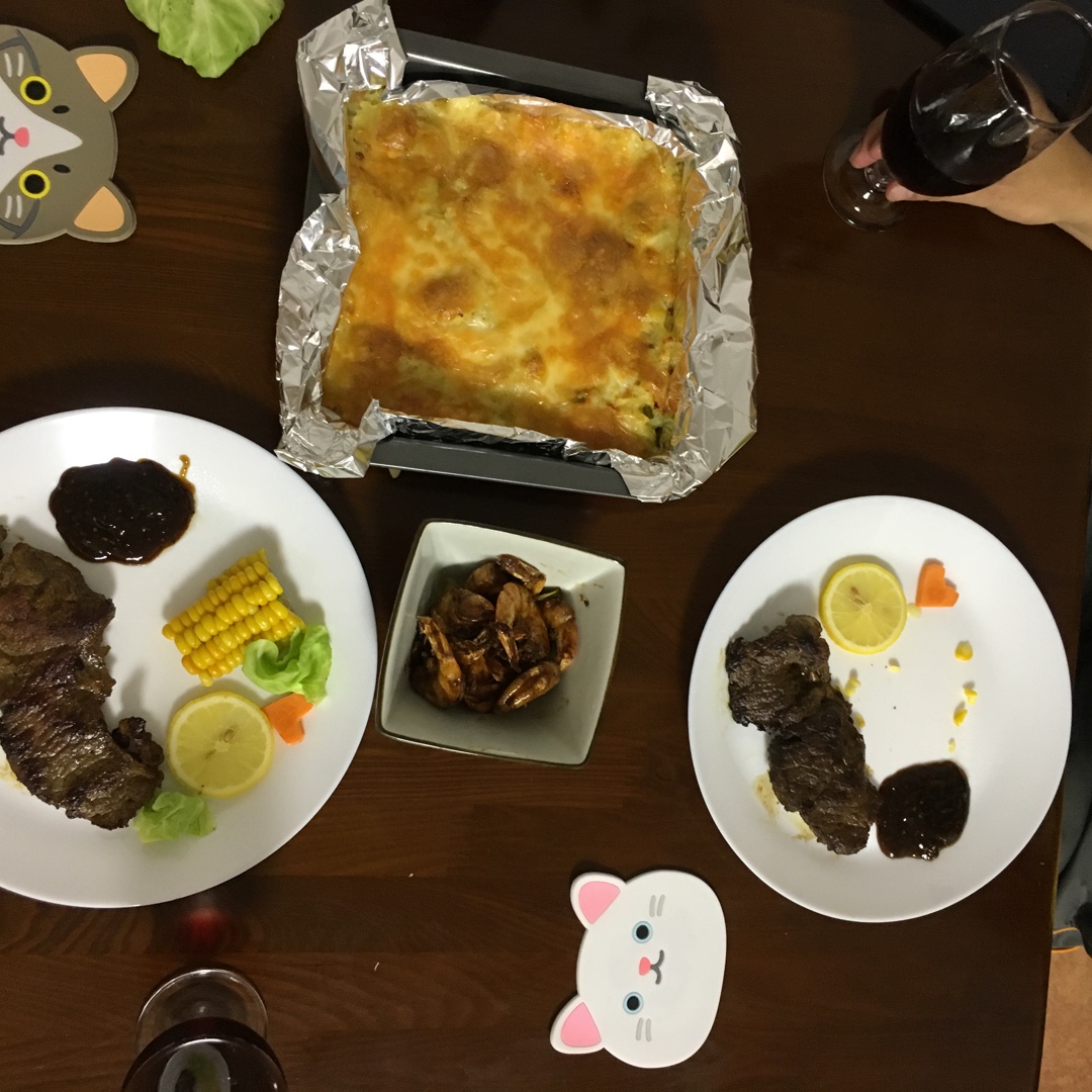 在家做西餐（烛光晚餐）
