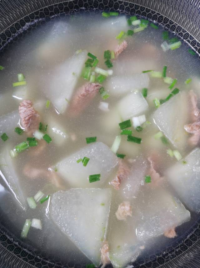 低脂低卡超好喝的冬瓜肉片汤