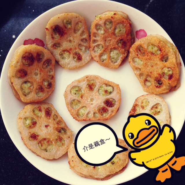 煎藕盒（不挂糊版)