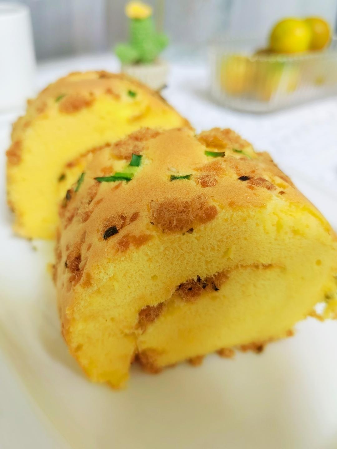 香葱肉松蛋糕卷-绵软细腻/可盐可甜