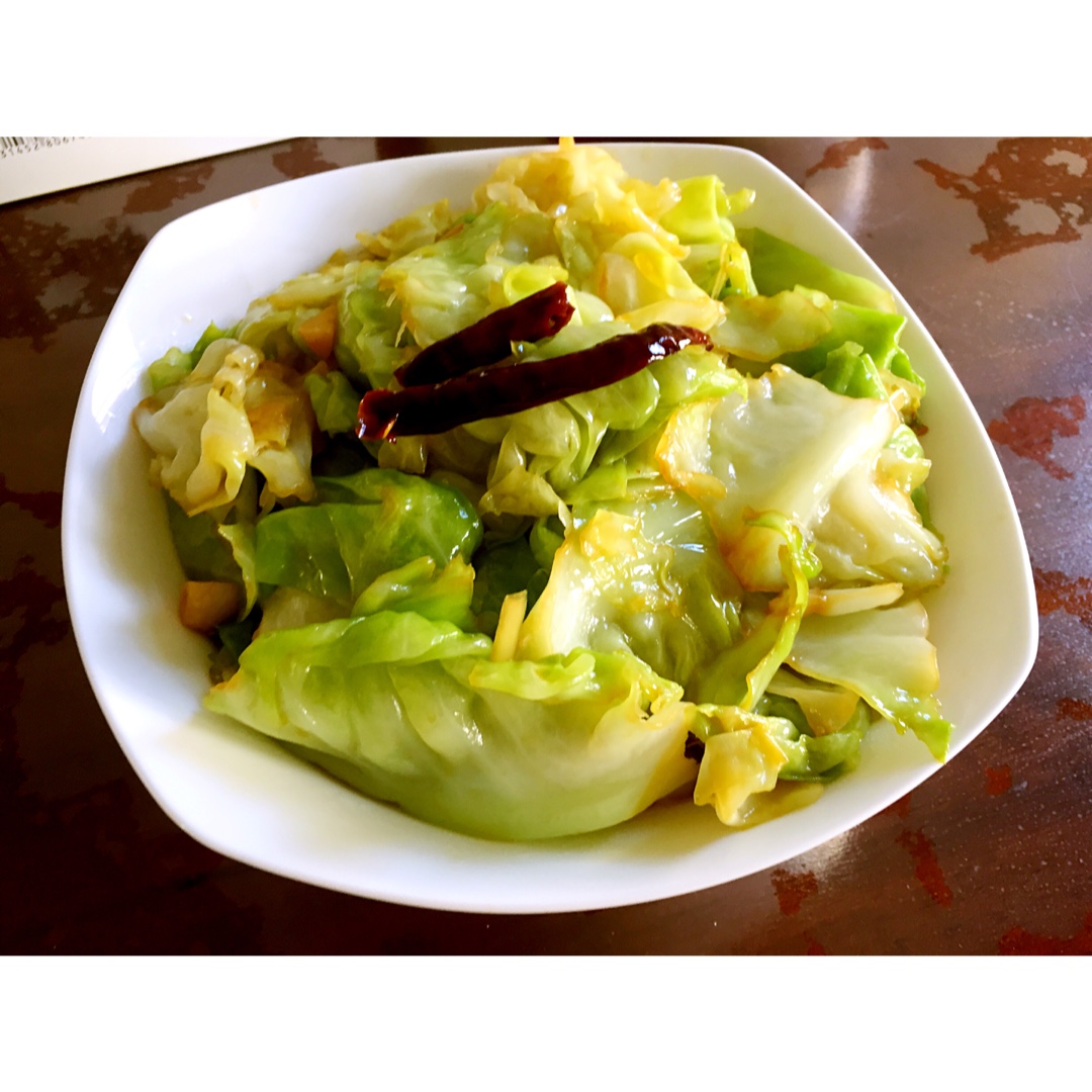 炝炒圆白菜