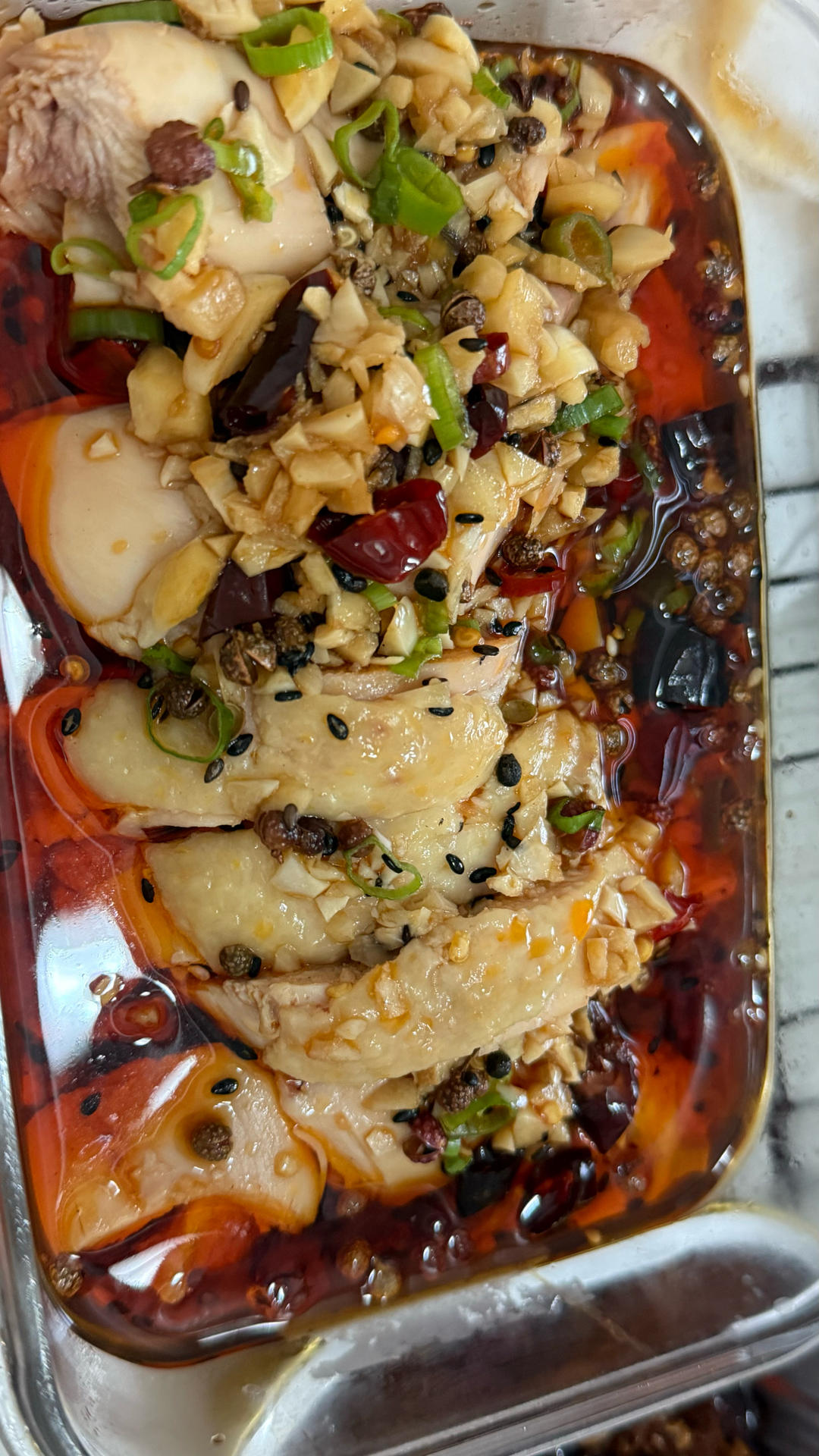 椒麻口水鸡