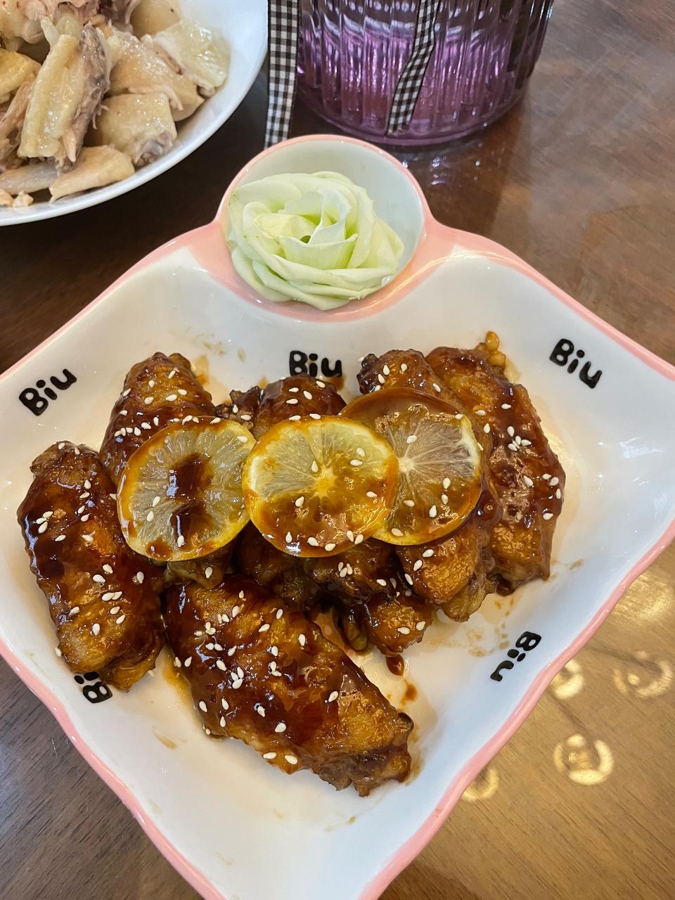 快乐柠檬可乐鸡中翅